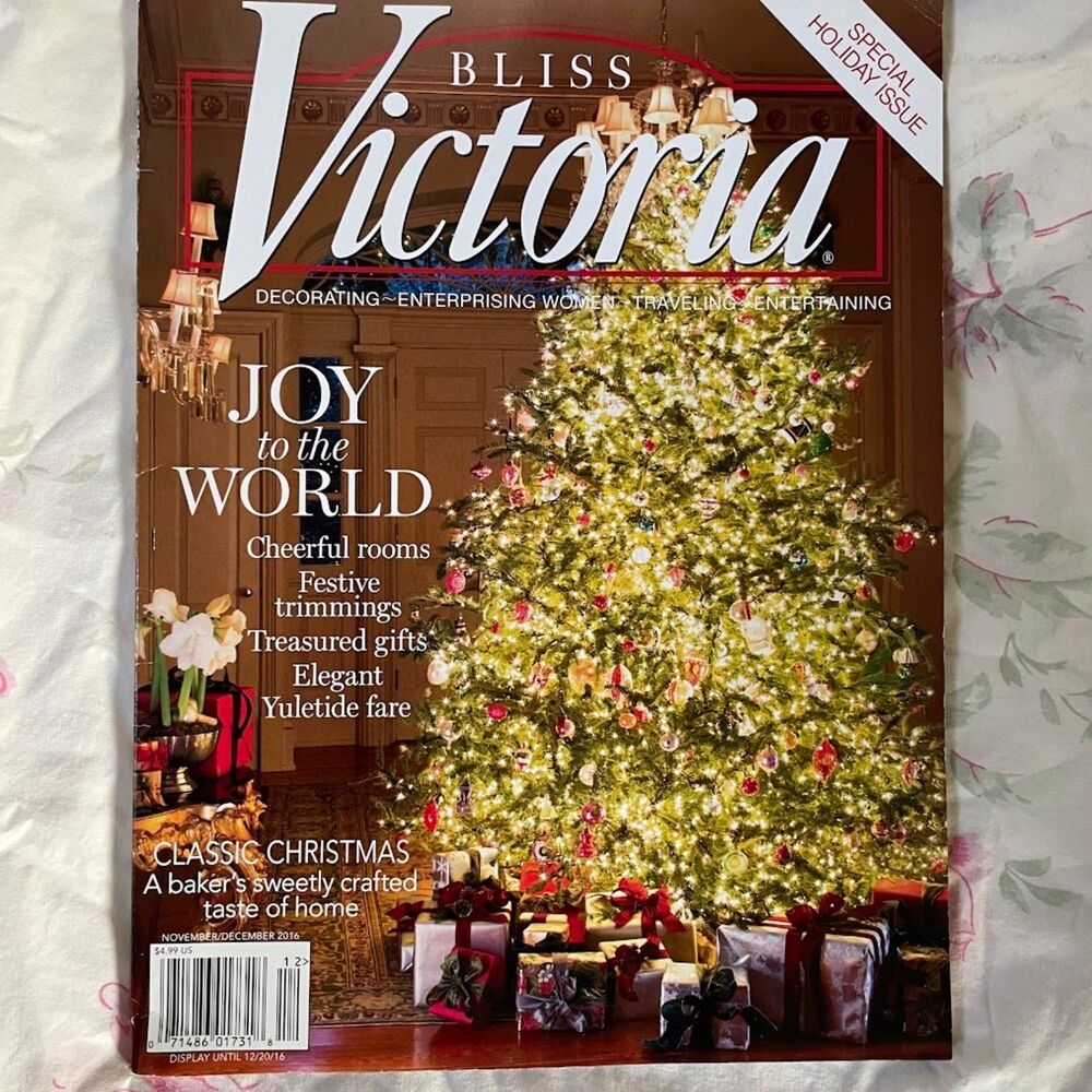 BLISS VICTORIA Magazine Nov/Dec 2016 HOLIDAY Issue Vol 10 No 7